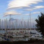 Yachts in Horta harbour